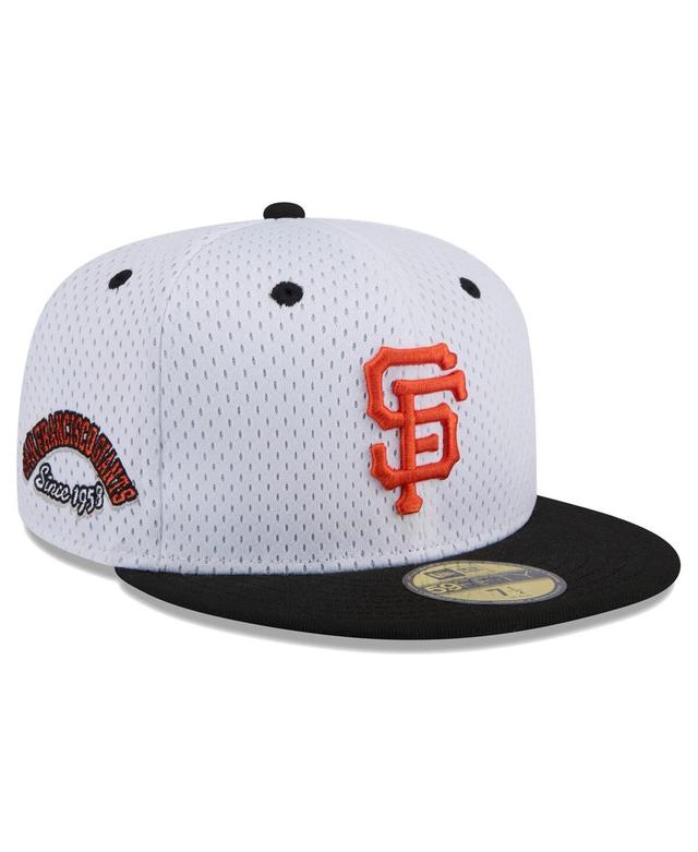 Mens New Era San Francisco Giants Throwback Mesh 59FIFTY Fitted Hat Product Image