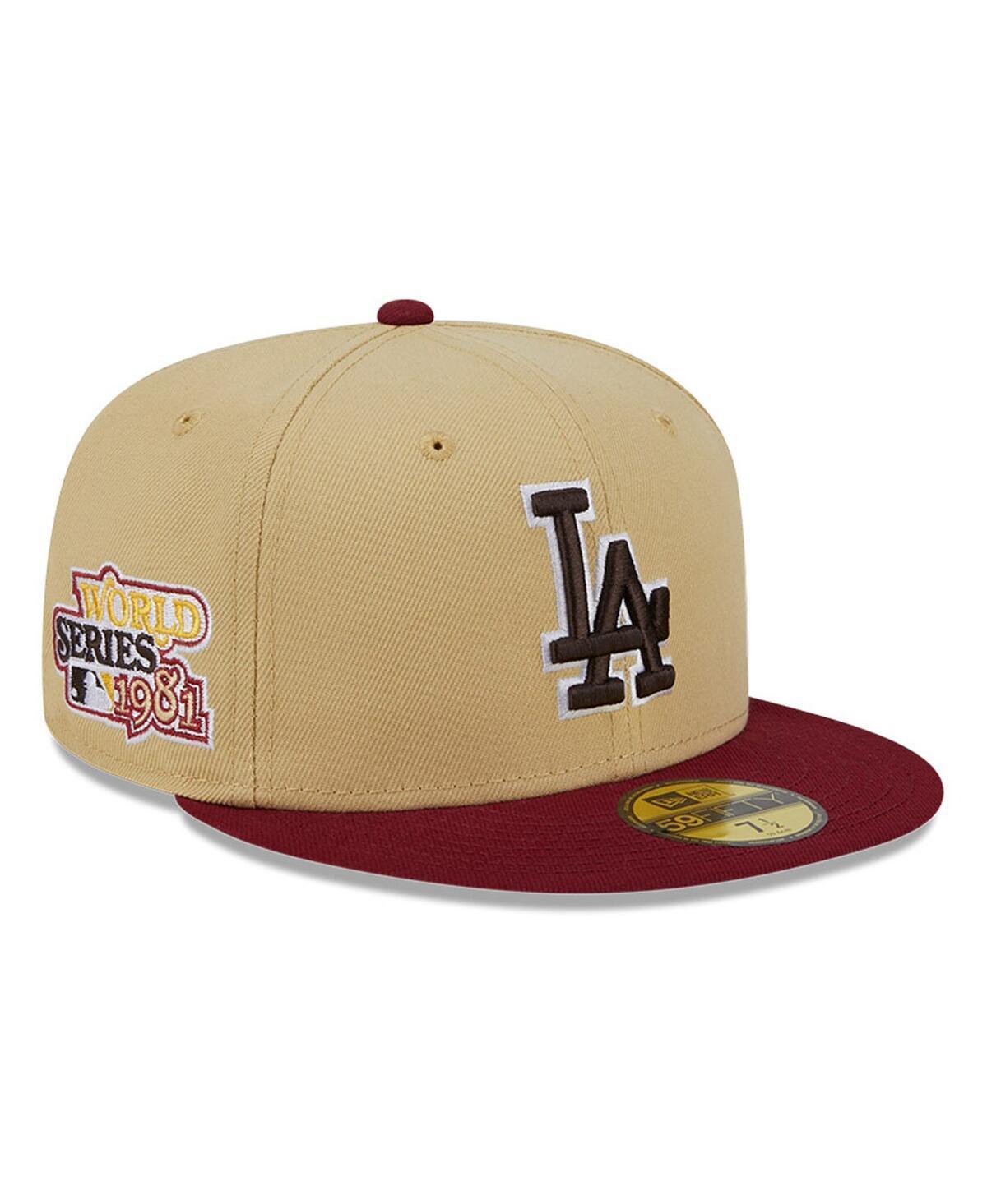 Mens New Era Vegas Gold Los Angeles Dodgers 59FIFTY Fitted Hat - Vegas Gold Product Image