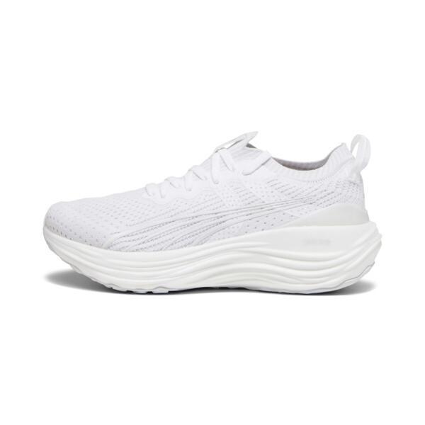 PUMA ForeverRun NITROâ¢ Knit Women's Running Shoes in White/Feather Grey Product Image