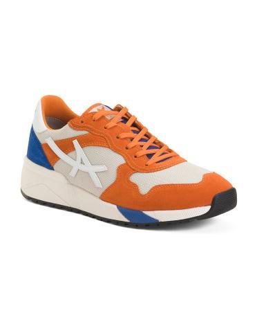 Suede Speed Retro Walking Sneakers for Men Product Image