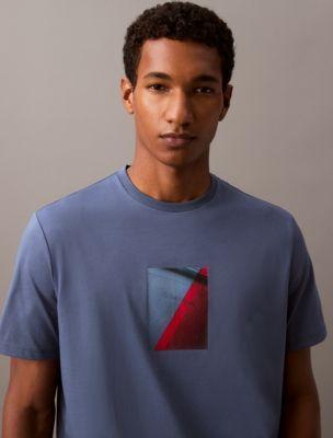 Contrast Shadow Graphic Classic Crewneck T-Shirt Product Image