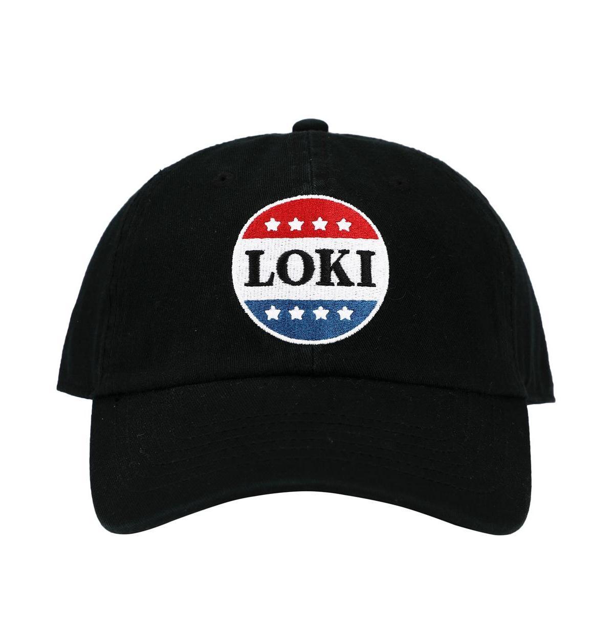 Mens Loki Red White and Blue Button Hat Product Image