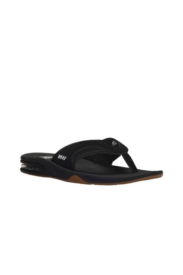 REEF FANNING MEN'S FLIPFLOP  IN BLACK Male Product Image