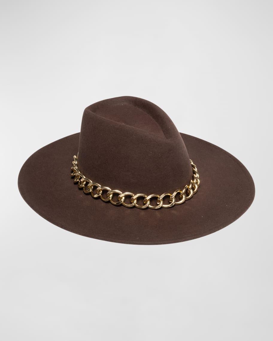 Harlowe Wool-Chain Fedora product image