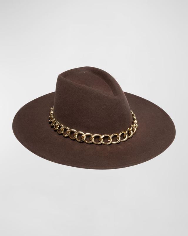 Harlowe Wool-Chain Fedora Product Image