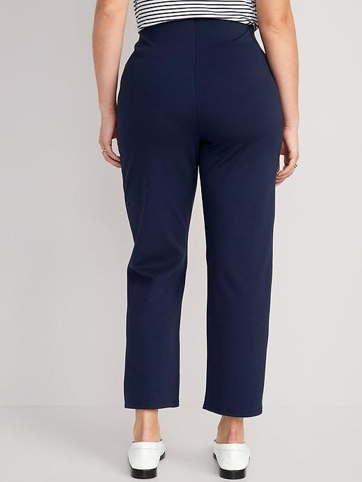 Extra High-Waisted Stevie Straight Pants Product Image