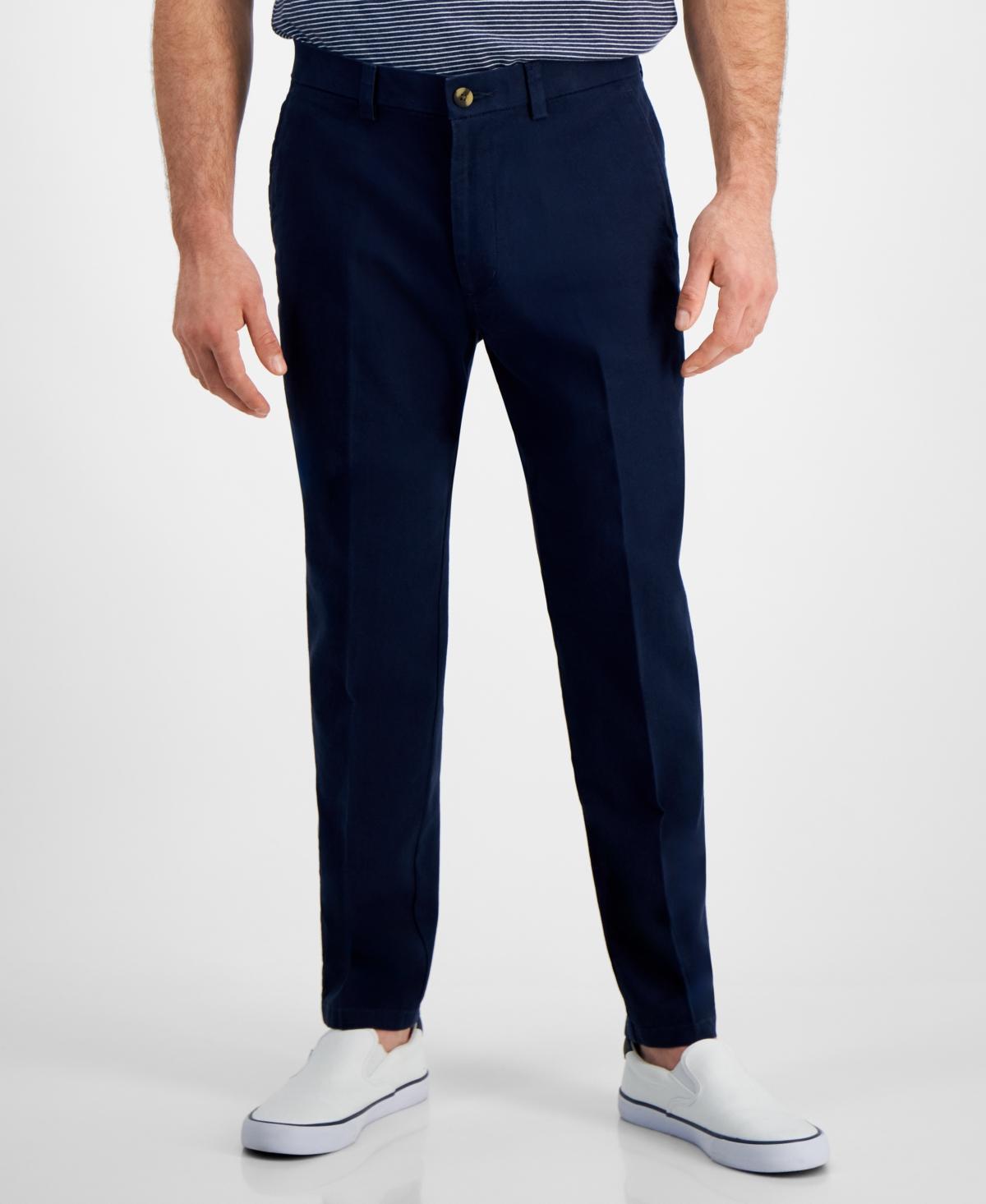 Kenneth Cole Reaction Mens Slim-Fit Linen Pants Product Image