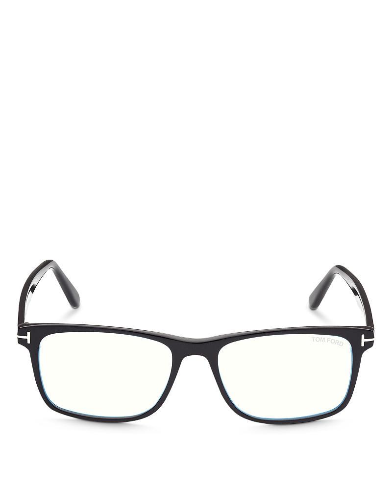 Mens Blue-Light Filter 55MM Square Sunglasses Product Image