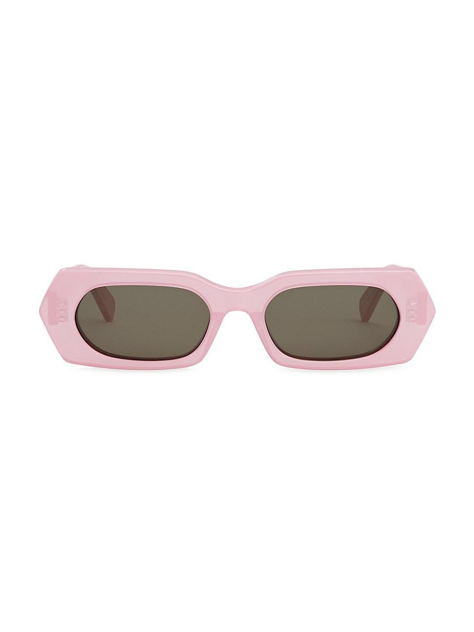 CELINE Bold 3 Dots 51mm Rectangular Sunglasses Product Image