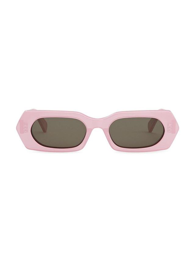 CELINE Bold 3 Dots 51mm Rectangular Sunglasses Product Image