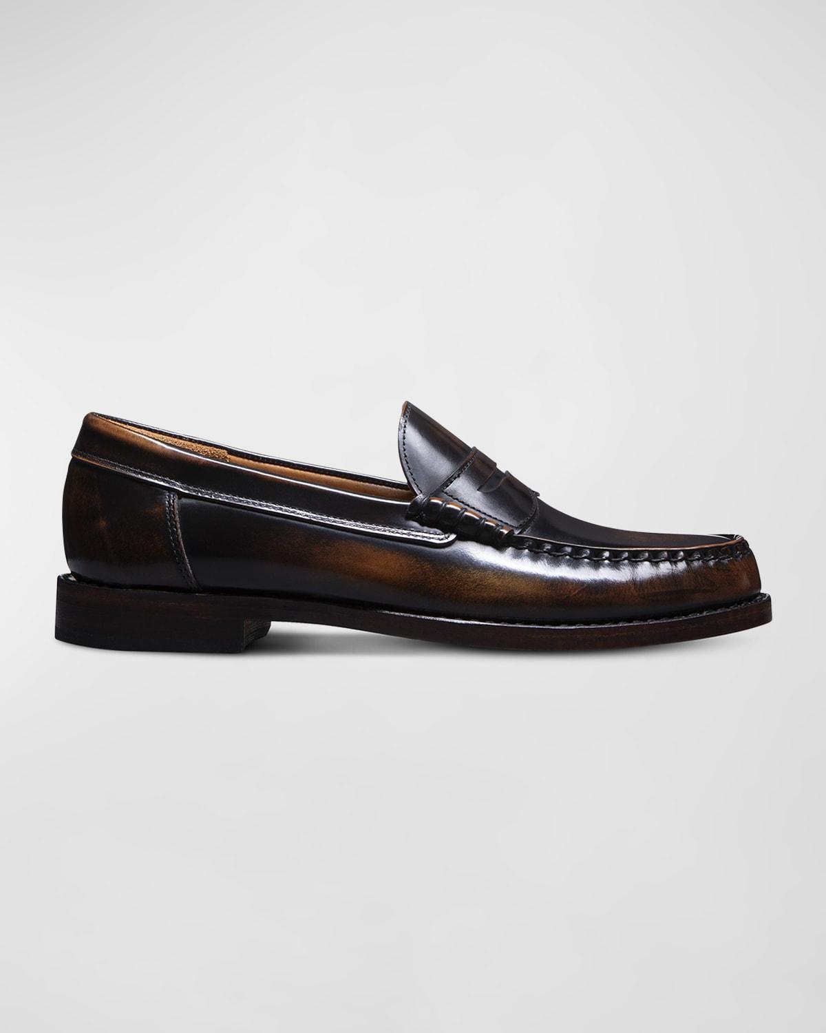 Mens Newman Leather Penny Loafers Product Image