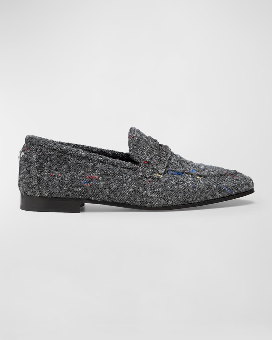 Flaneur Wooly Penny Loafers Product Image