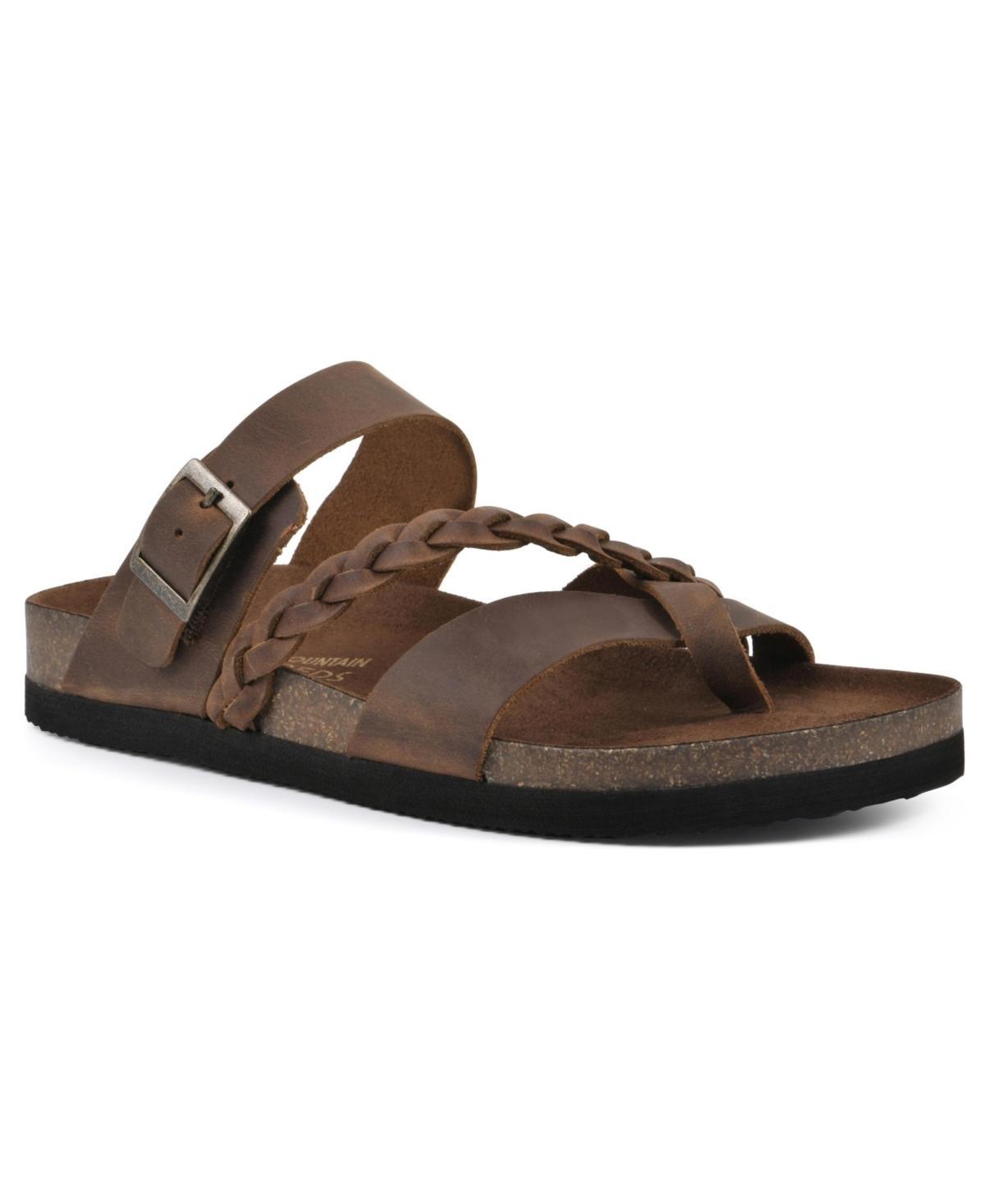 White Mountain Womens Hazy Footbed Sandals Product Image