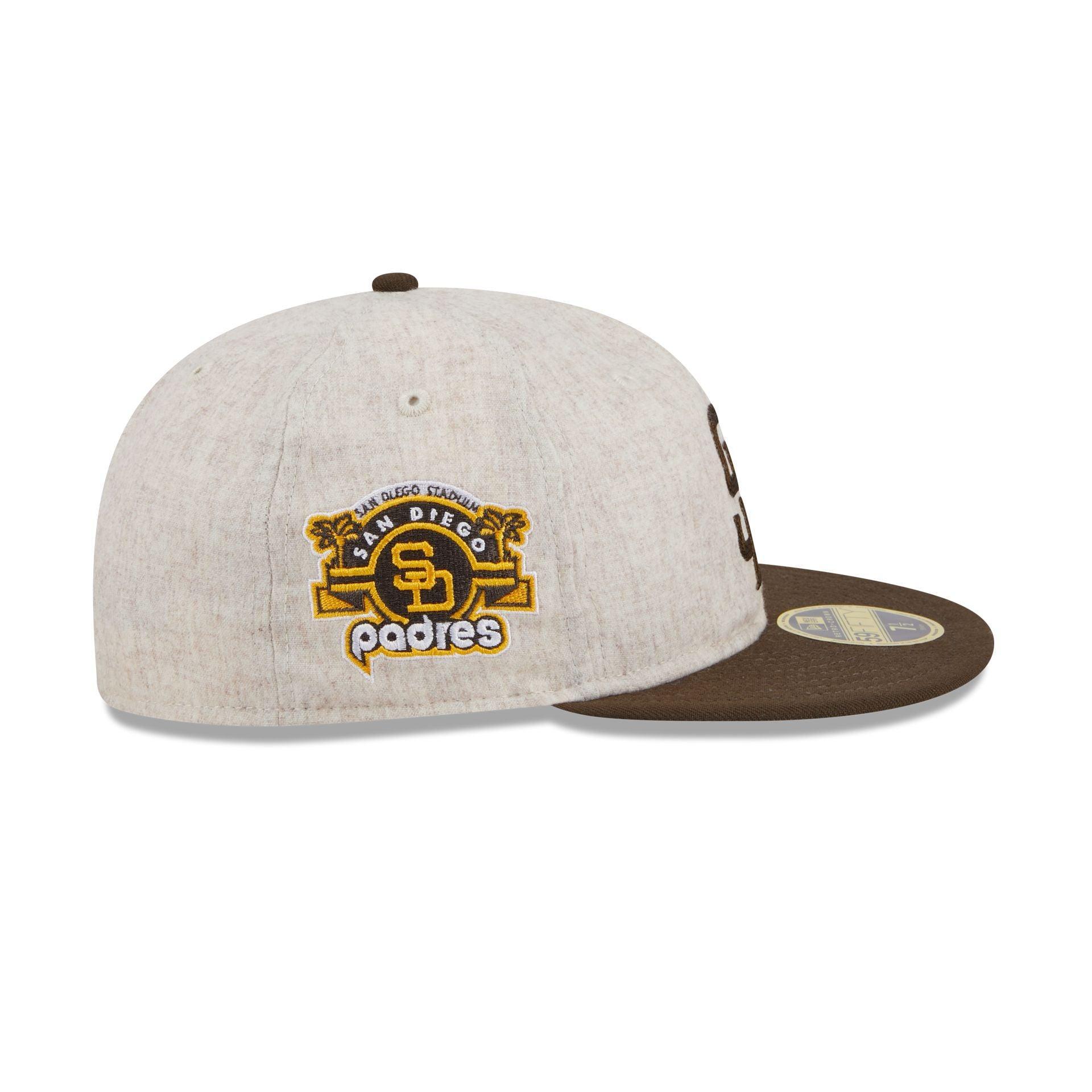 San Diego Padres Melton Wool Retro Crown 59FIFTY Fitted Hat Male Product Image