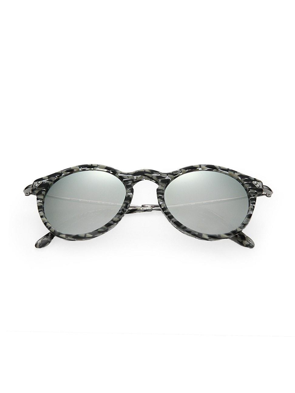 Mens 48MM Oval Sunglasses Product Image