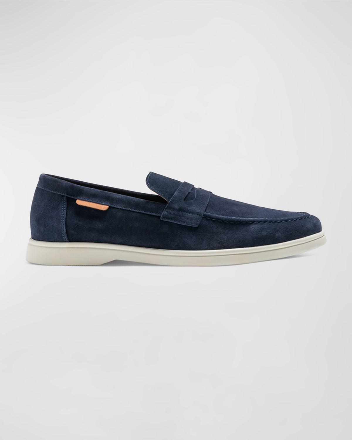 Men's Moana Soft Suede Penny Loafers Product Image