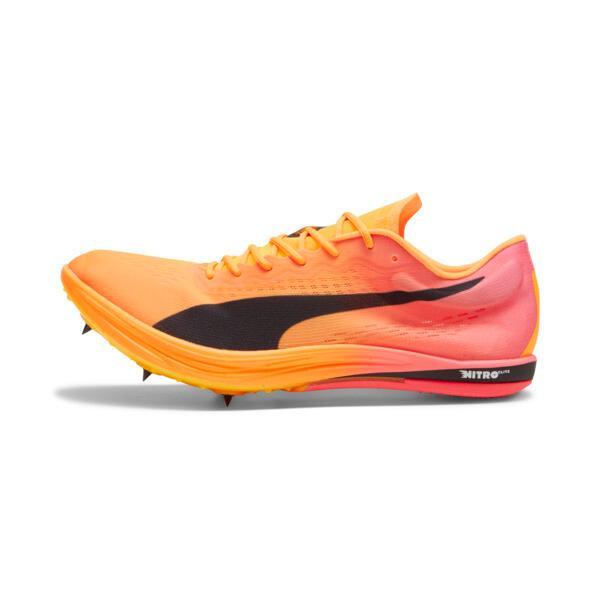 PUMA evoSPEED NITRO Elite 2 Long-Distance Men's Track Spikes Shoes in Sun Stream/Sunset Glow/Black Product Image