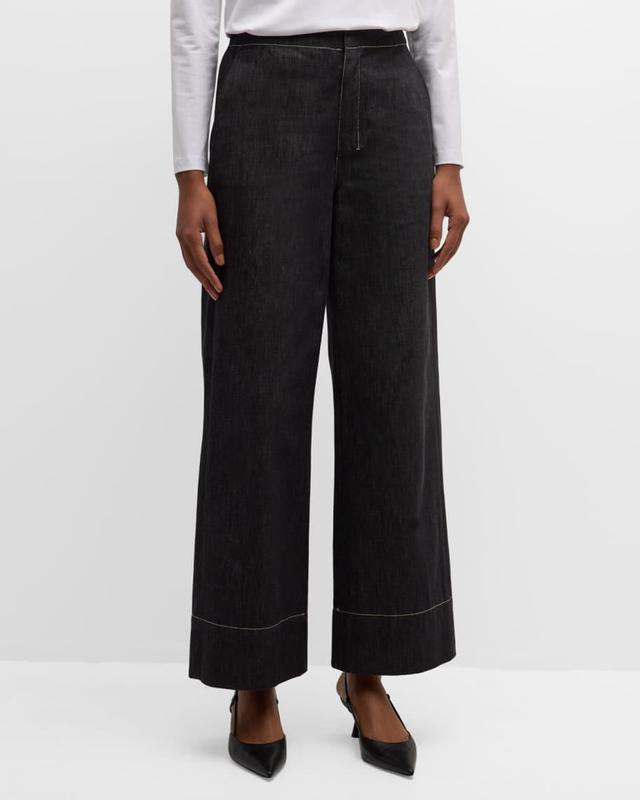 Omelia Mid-Rise Straight-Leg Jeans Product Image