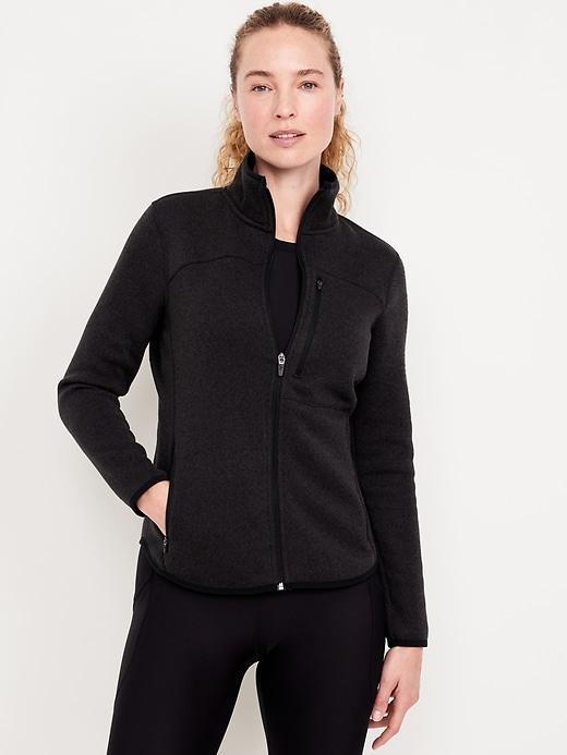 Fleece-Knit Zip Jacket product image