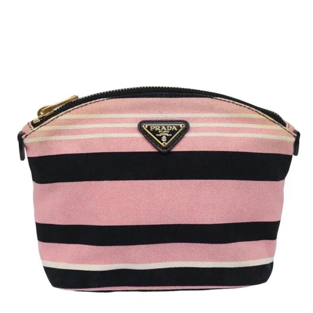 Pink Canvas Clutch Bag () Product Image