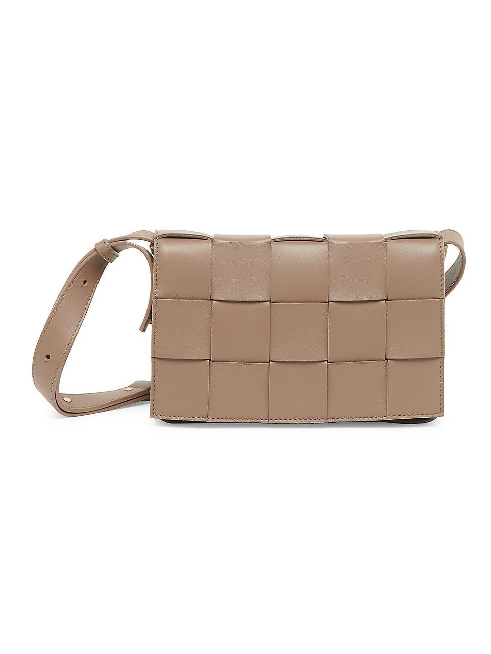 Bottega Veneta Intrecciato Leather Crossbody Bag Product Image