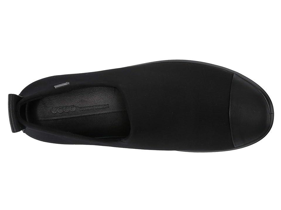 ECCO Soft 7 GTX Slip-On Black/Black) Women's Shoes Product Image