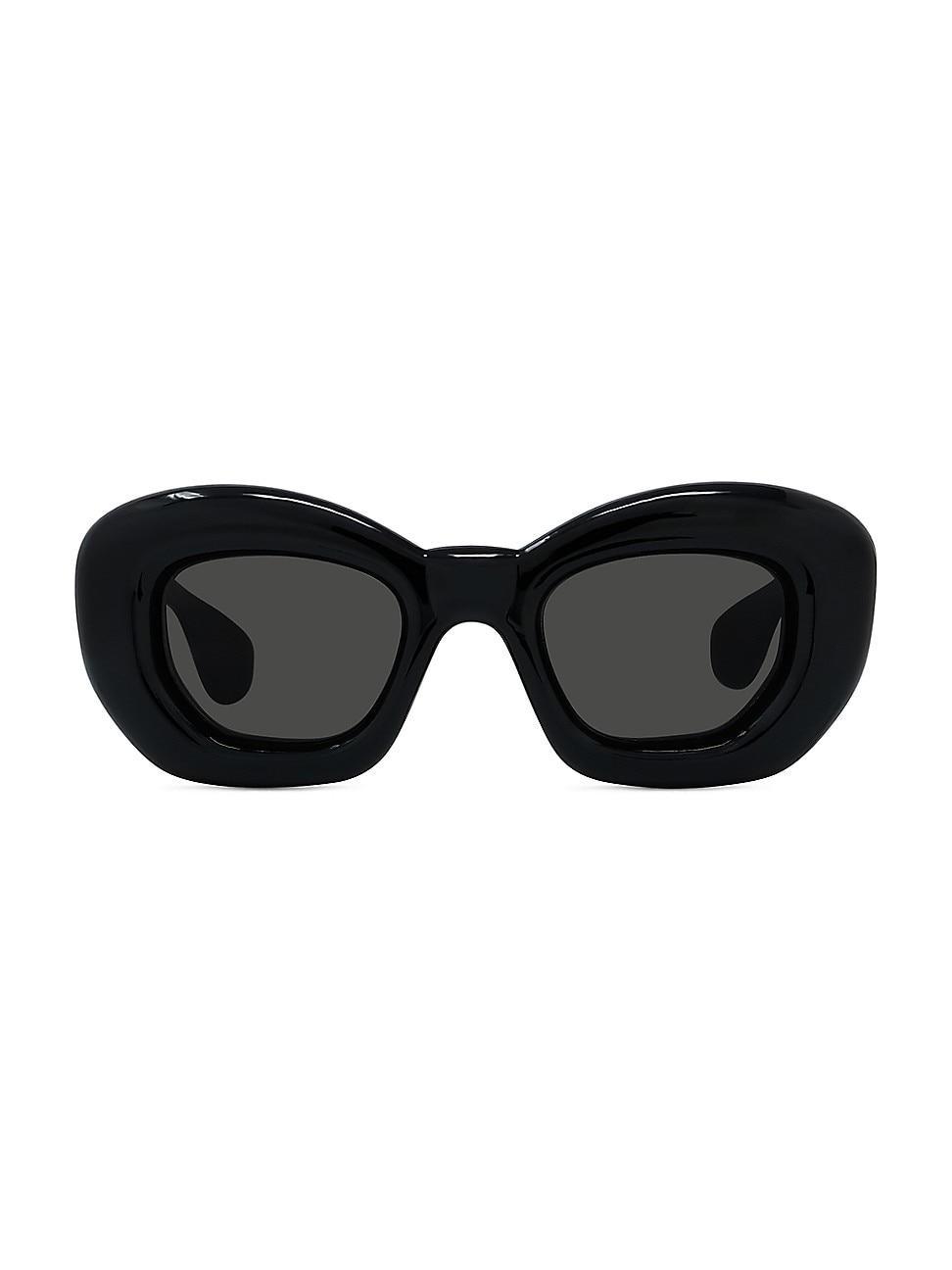 Mens Inflated 47MM Butterfly Sunglasses Product Image