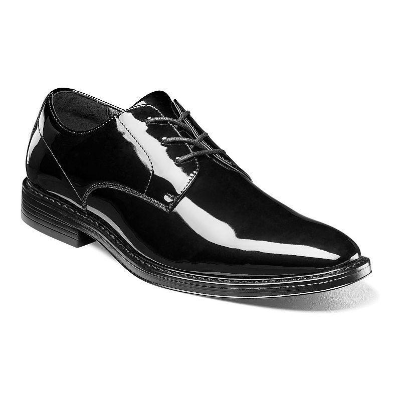 Nunn Bush Centro Flex Mens Plain Toe Oxford Shoes Black Product Image