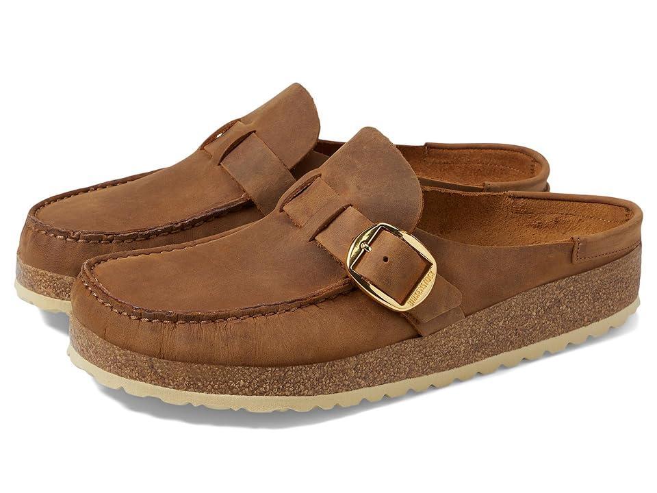 Birkenstock Womens Buckley Oiled Leather Clogs Product Image