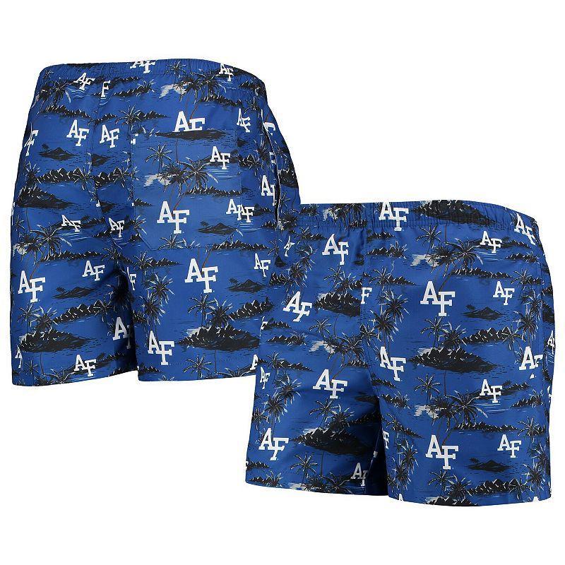 Mens FOCO Royal Air Force Falcons Island Palm Swim Trunks Product Image