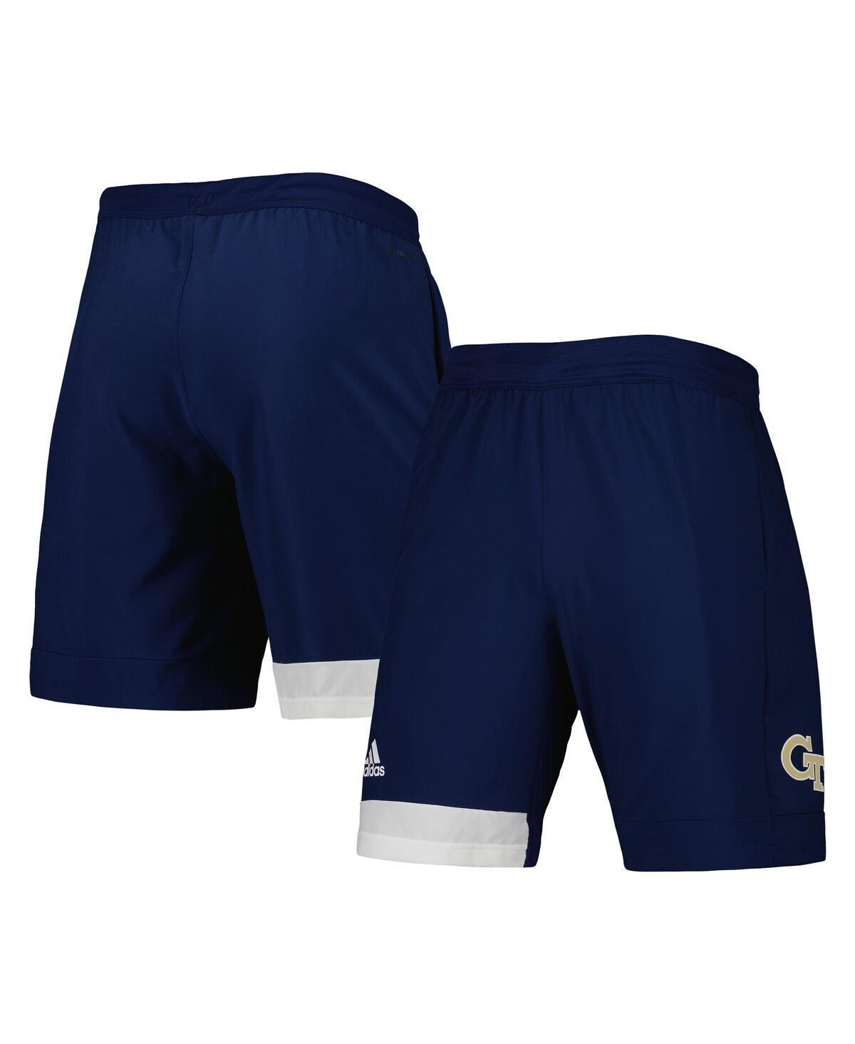 Mens adidas Navy Georgia Tech Yellow Jackets Training Shorts Product Image