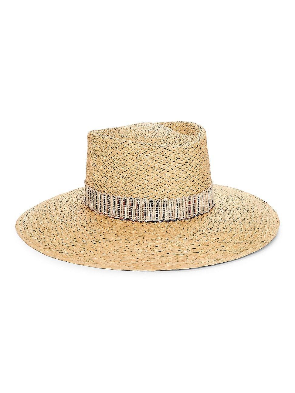 Womens Hanae Woven Wide-Brim Hat product image