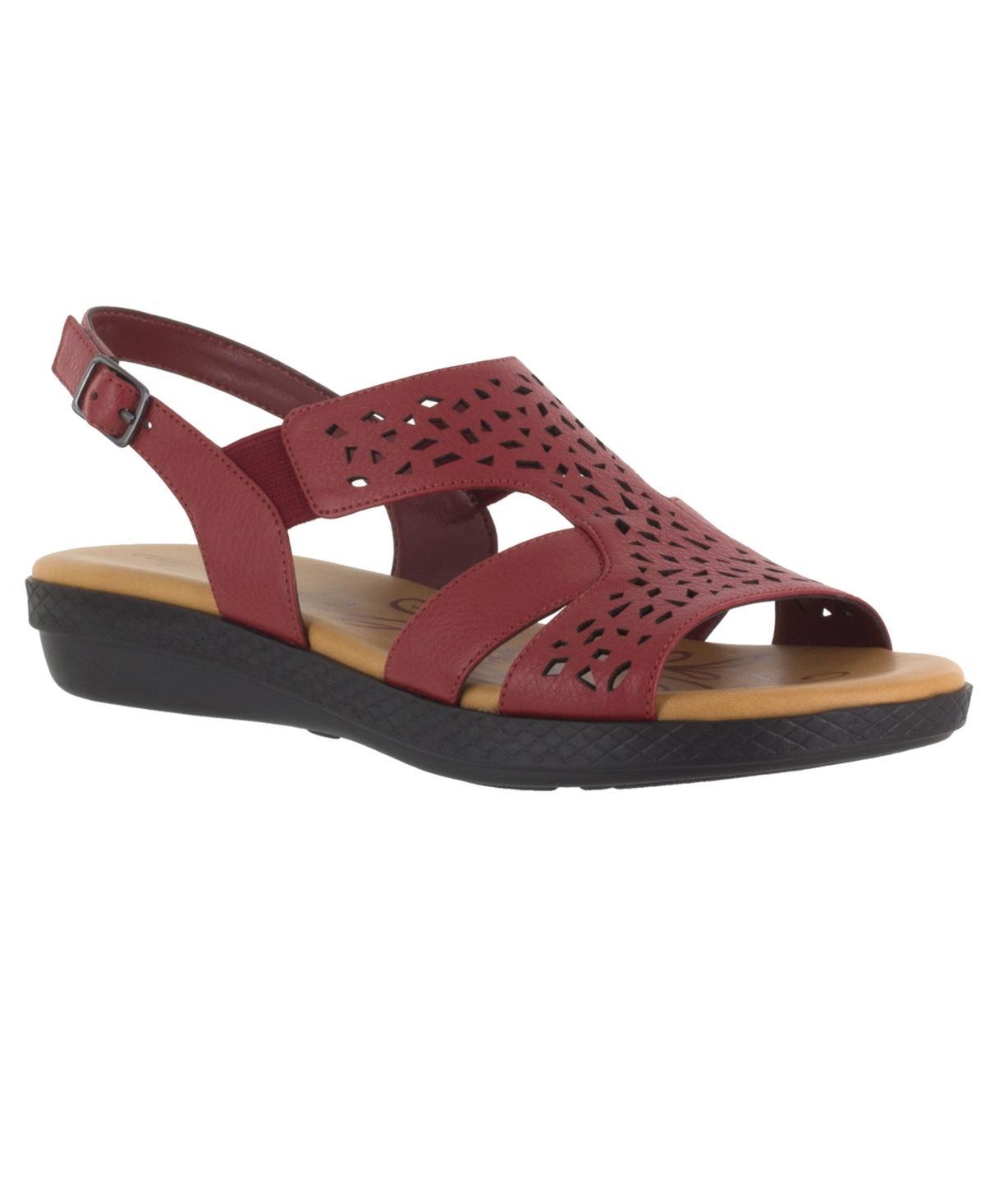 Easy Street Bolt Womens Sandals Red Product Image