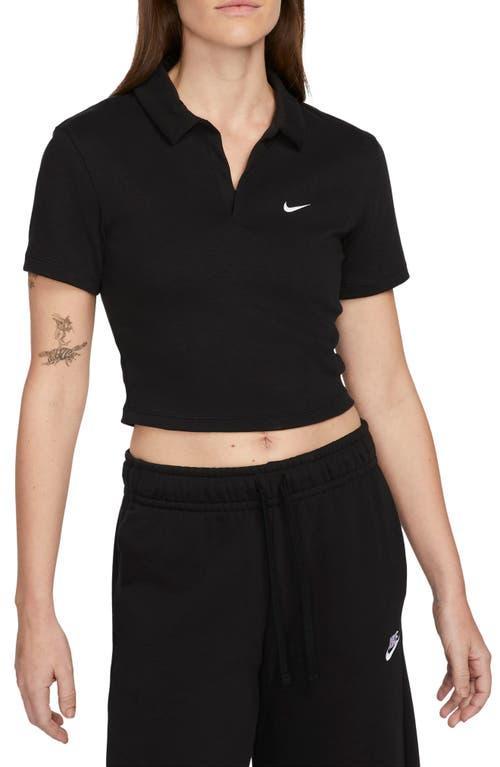 Women's Nike Sportswear Essential Short-Sleeve Polo Top Product Image