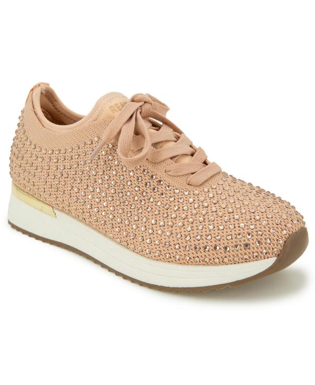 Kenneth Cole Reaction Womens Cameron Jewel Lace Up Sneakers Product Image