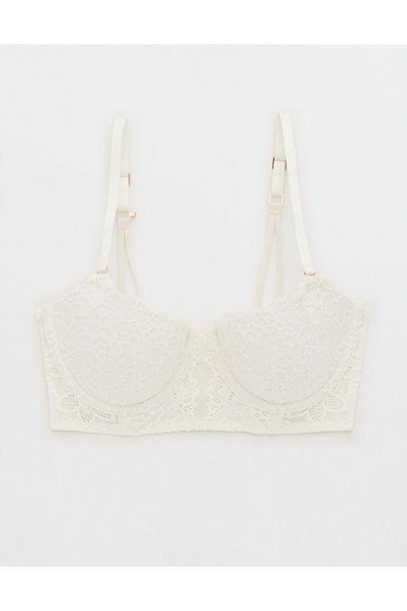 Show Off Balconette Eyelash Lace Bra Women's Product Image