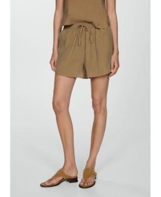 Women's Bow Detail Modal Shorts Product Image