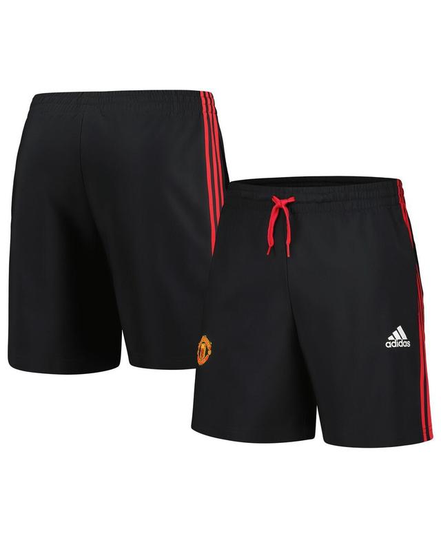 Mens adidas Black Manchester United Dna Shorts Product Image