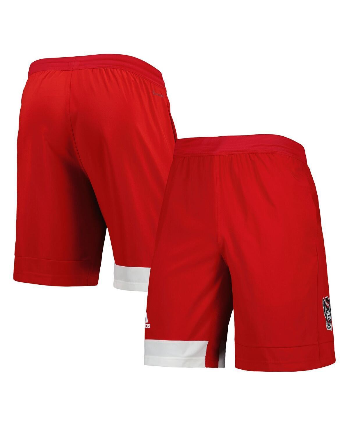 Mens adidas Red NC State Wolfpack Training Shorts Product Image