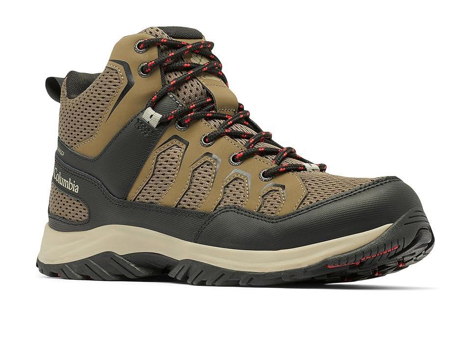 Columbia Granite Trail Mid Waterproof (Mud/Black) Men's Climbing Shoes Product Image