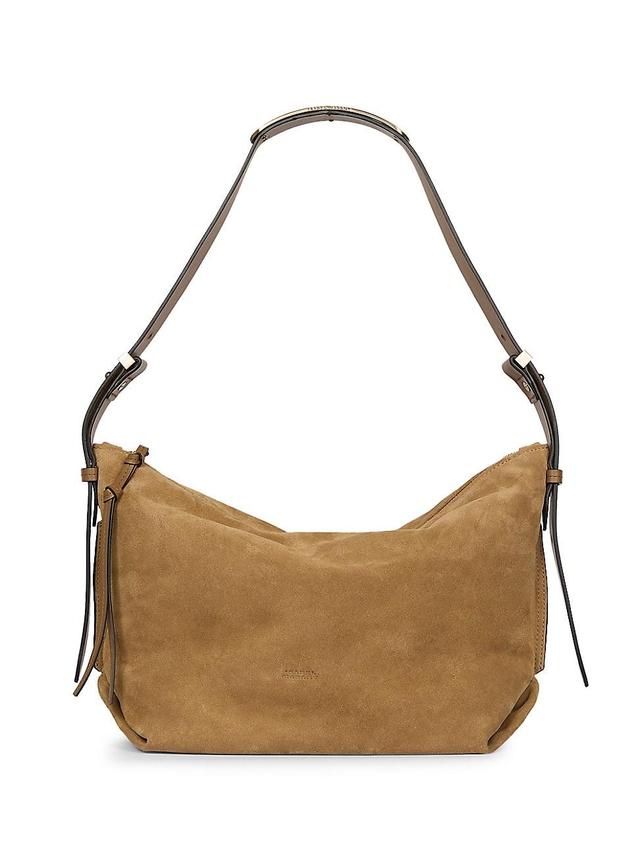 Womens Leyden Suede Shoulder Bag Product Image