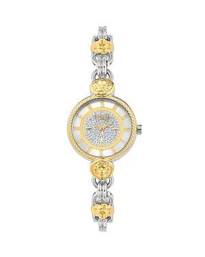 Versus Versace Womens Les Docks Petite 2 Hand Quartz Silver-Tone Stainless Steel Watch, 30mm Product Image