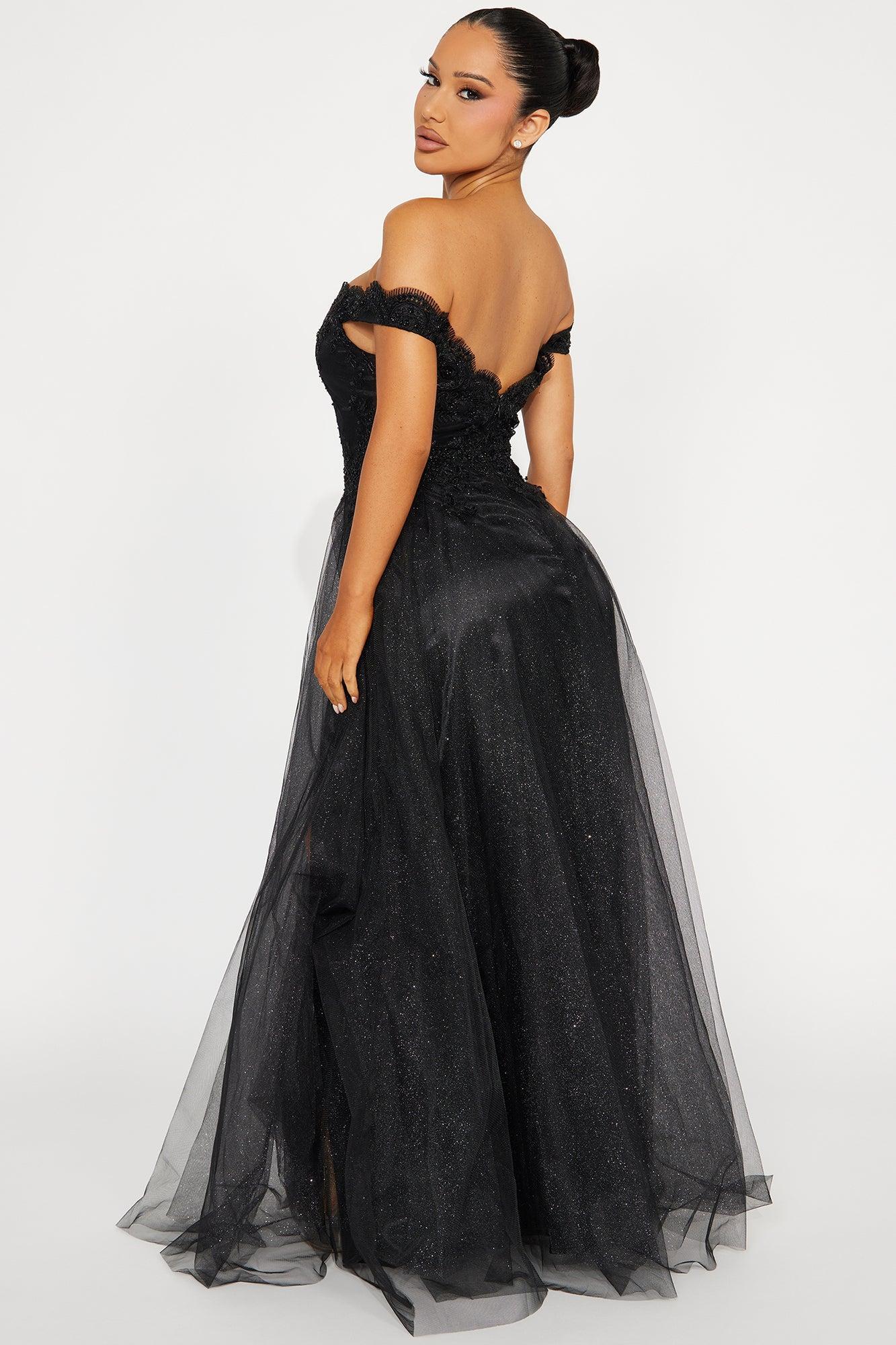 Splendid Ball Night Gown - Black Product Image