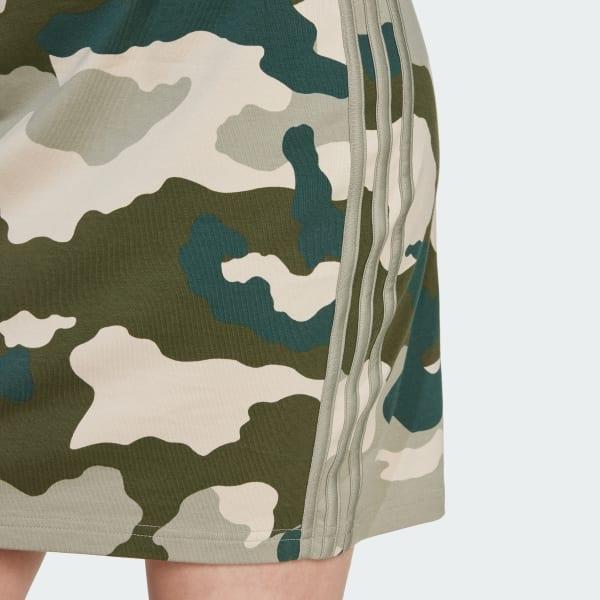 Essentials 3-Stripes Camo Print Racer Back Tank Dress Product Image