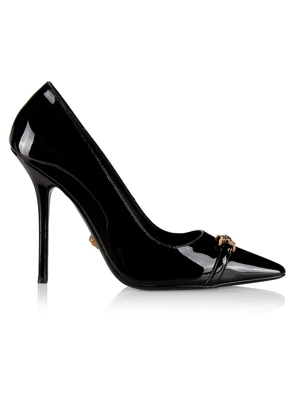 Womens 110MM Medusa Patent Leather Pumps Product Image