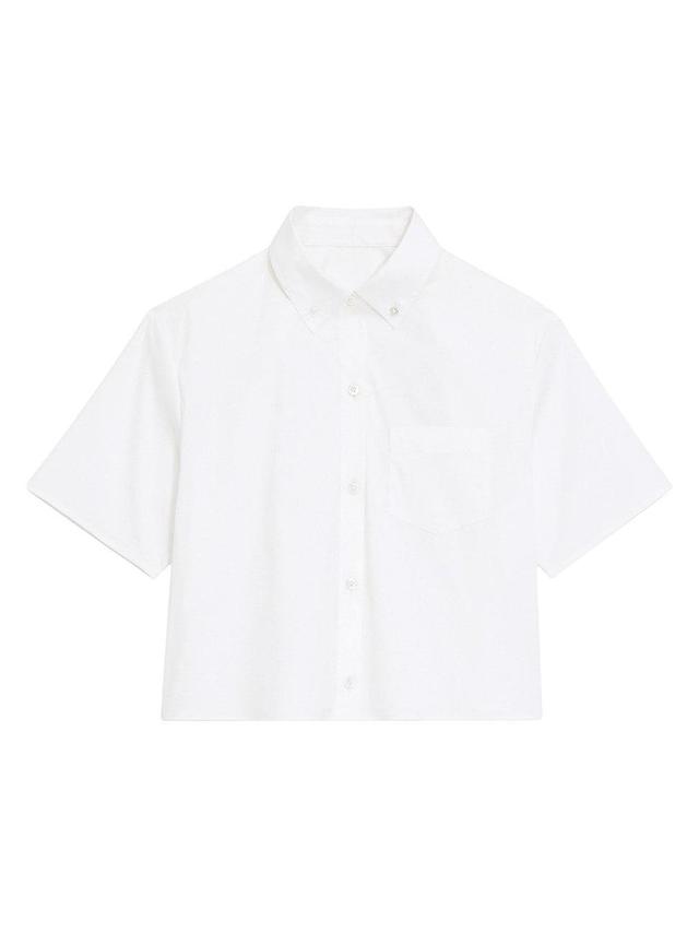 Womens Boxy Button-Down Shirt Product Image