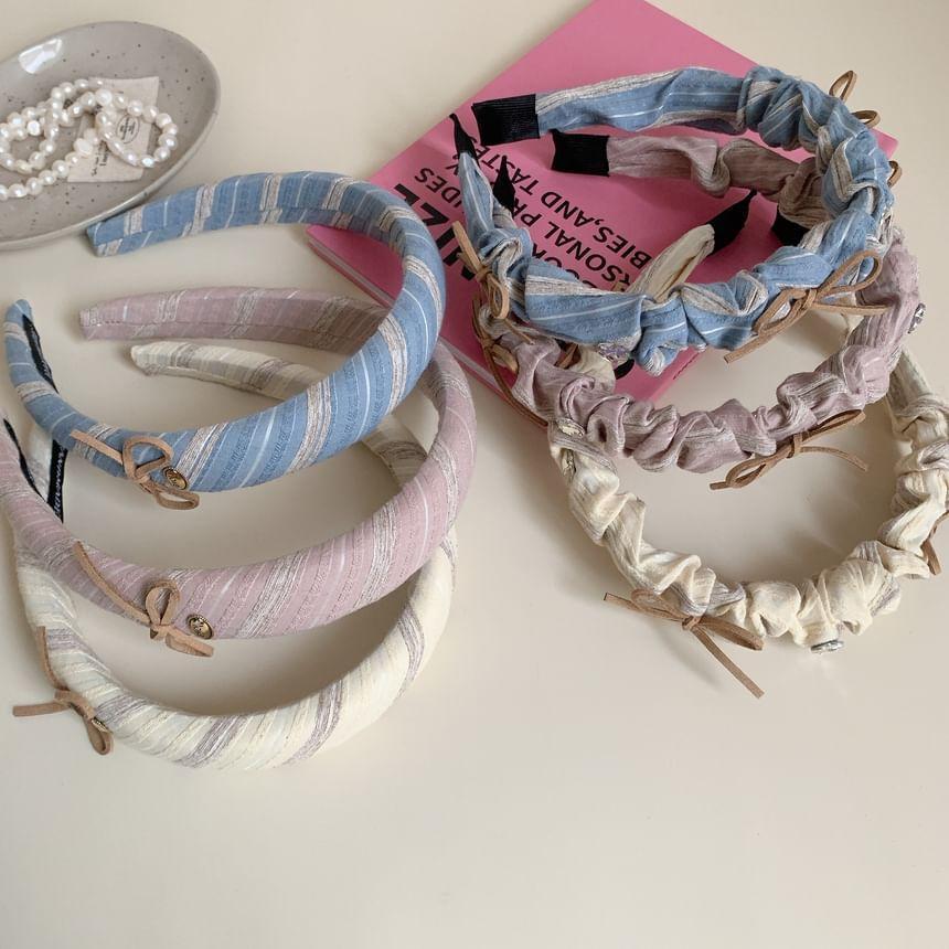 Bow Fabric Headband Product Image