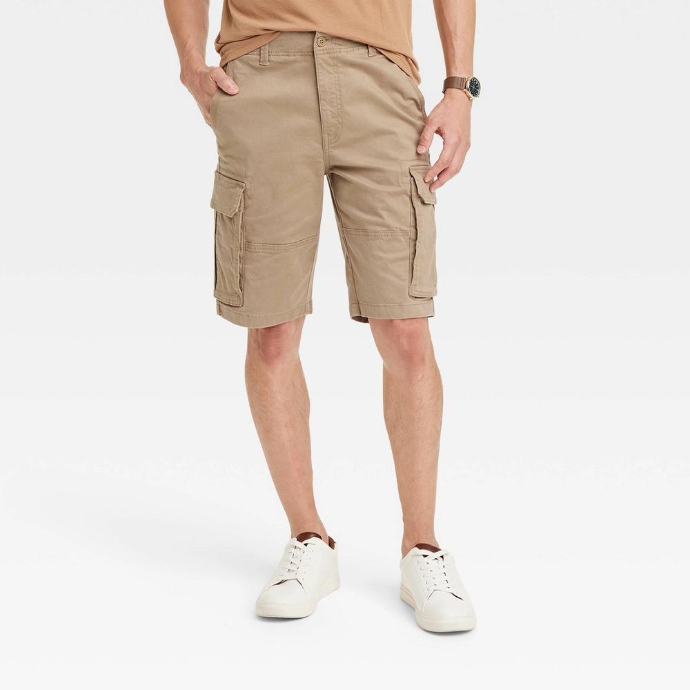 Mens 11 Cargo Shorts - Goodfellow & Co Tan 31 Product Image