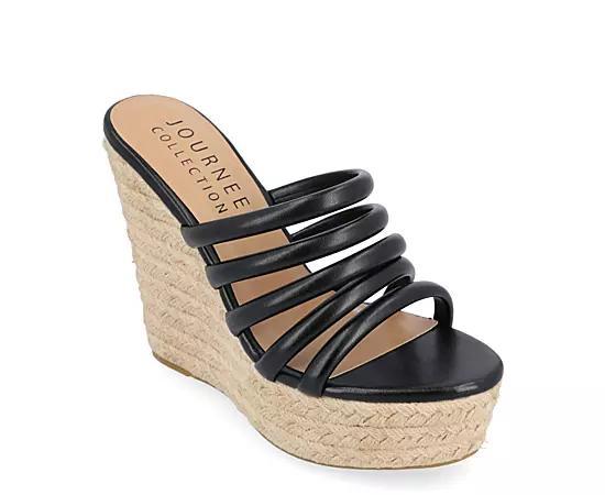 Journee Collection Womens Cynthie Wedge Sandal Product Image