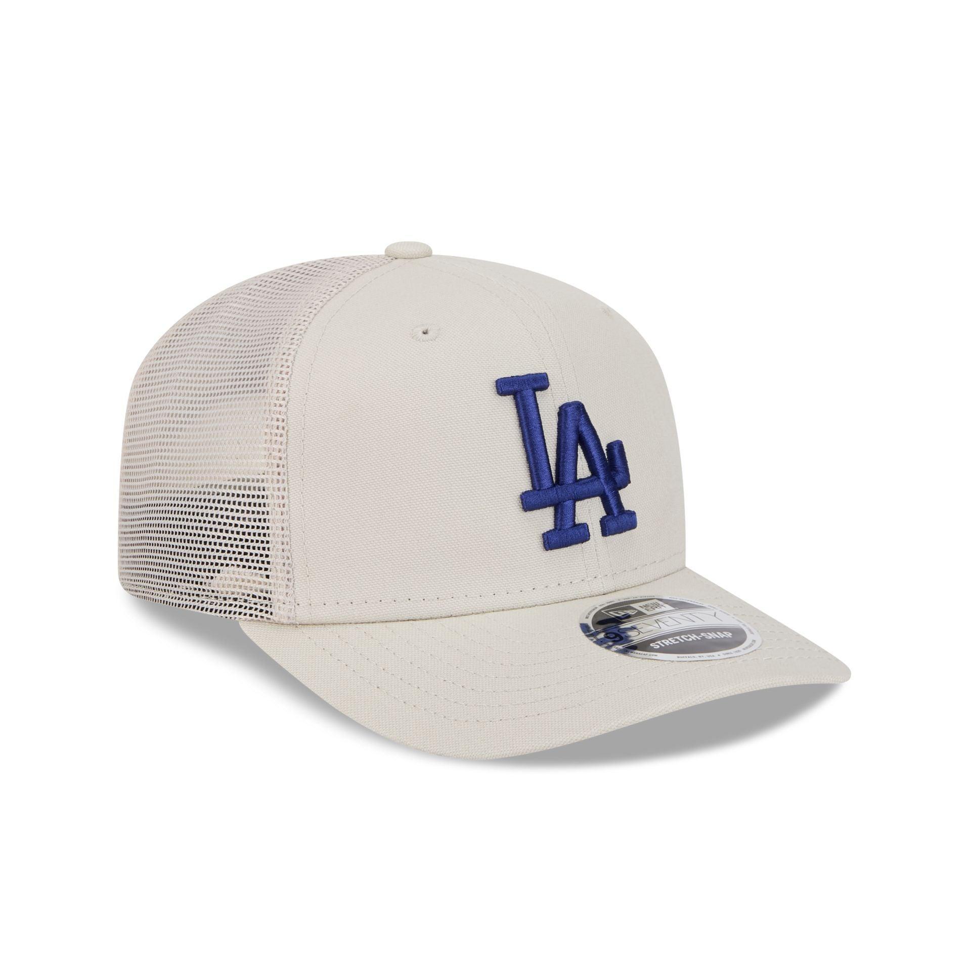 Los Angeles Dodgers Canvas 9SEVENTY Trucker Hat Male Product Image